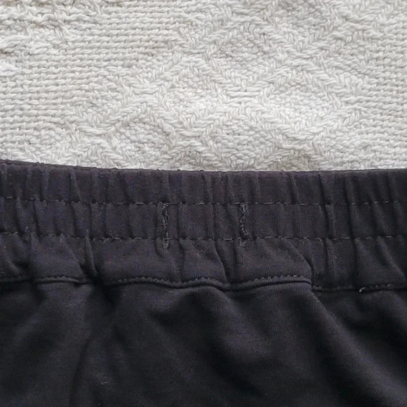 Goldie Black 3 White Stripped Cotton Mini Skirt - Picture 3 of 6